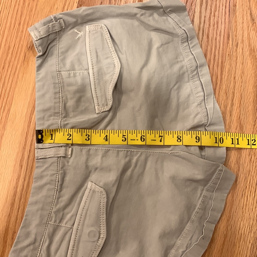 🌺 American Eagle Tan Khaki Shorts Sz 0 - Picture 8 of 8